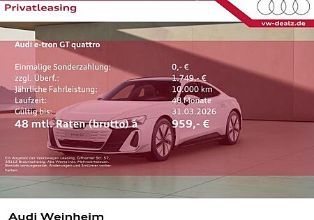 Audi e-tron GT quattro Pano LED Stand-Klima Navi uvm