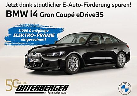 BMW i4 Gran Coupé eDrive 35 mit 3.000,- € möglicher staatlicher Förderung bereits für Sie eingerechnet!
