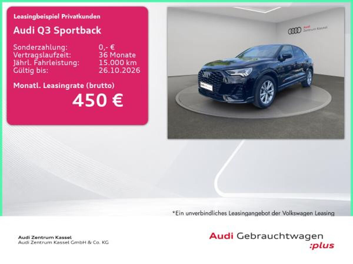 Audi Q3 Sportback 35 TFSI S line LED AHK Kamera bild