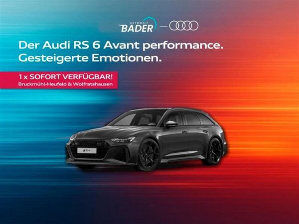 Audi RS6 Avant 4.0 TFSI quattro Performance Lageraktion AUTOWELT-BADER bild