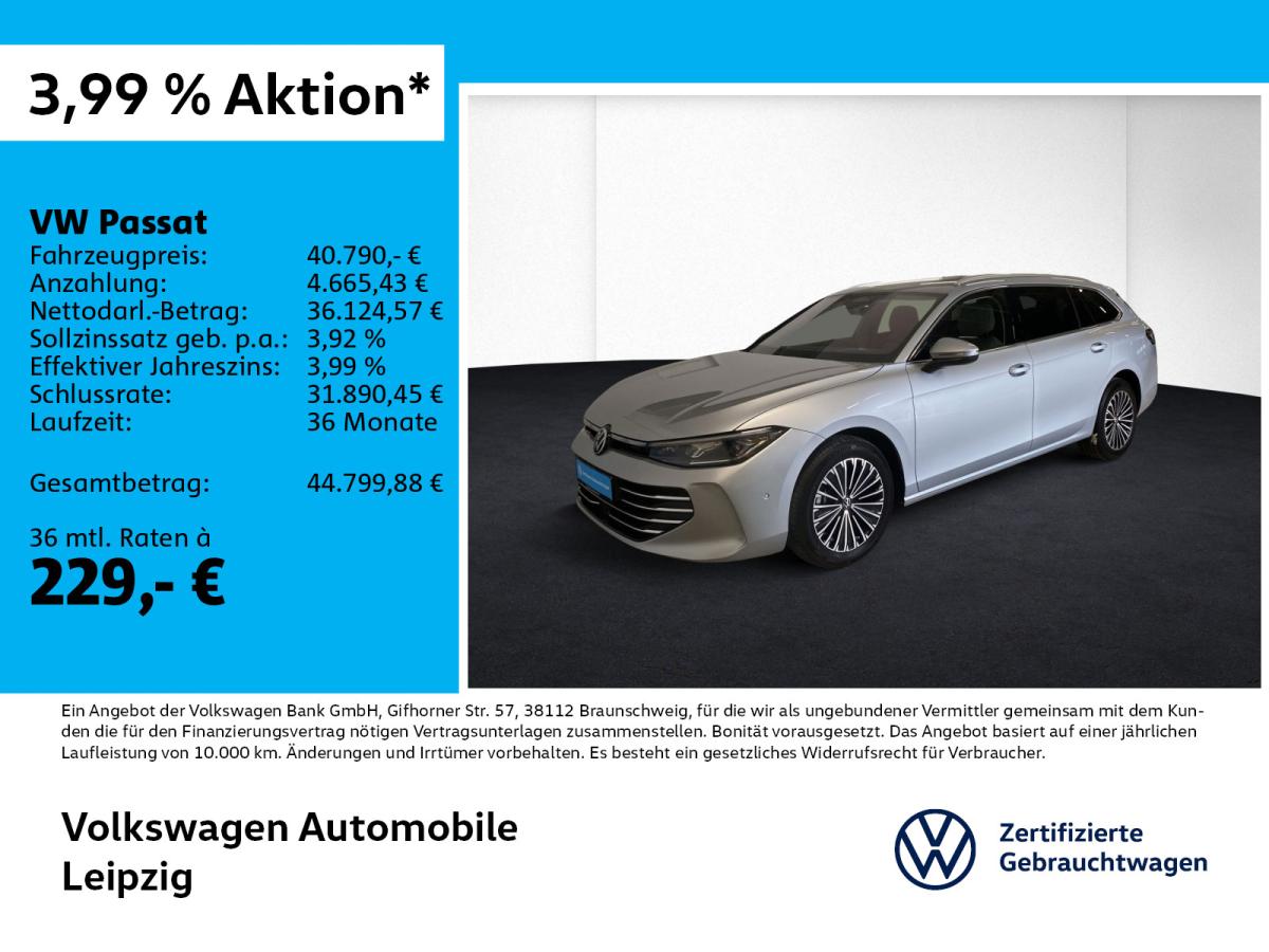 Volkswagen Passat 2.0 TDI Elegance 4M*AHK*Standhzg.*DCC bild 1