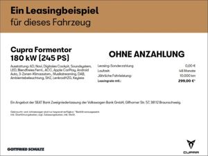 Cupra Formentor VZ TSI DSG NAVI SITZHEIZUNG EINPARKHILFE LED bild 2