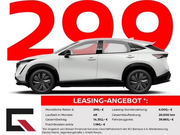 Nissan Ariya 63kWh 2025 /Winter/Navi/Carplay/CCS/22kWh OBC bild
