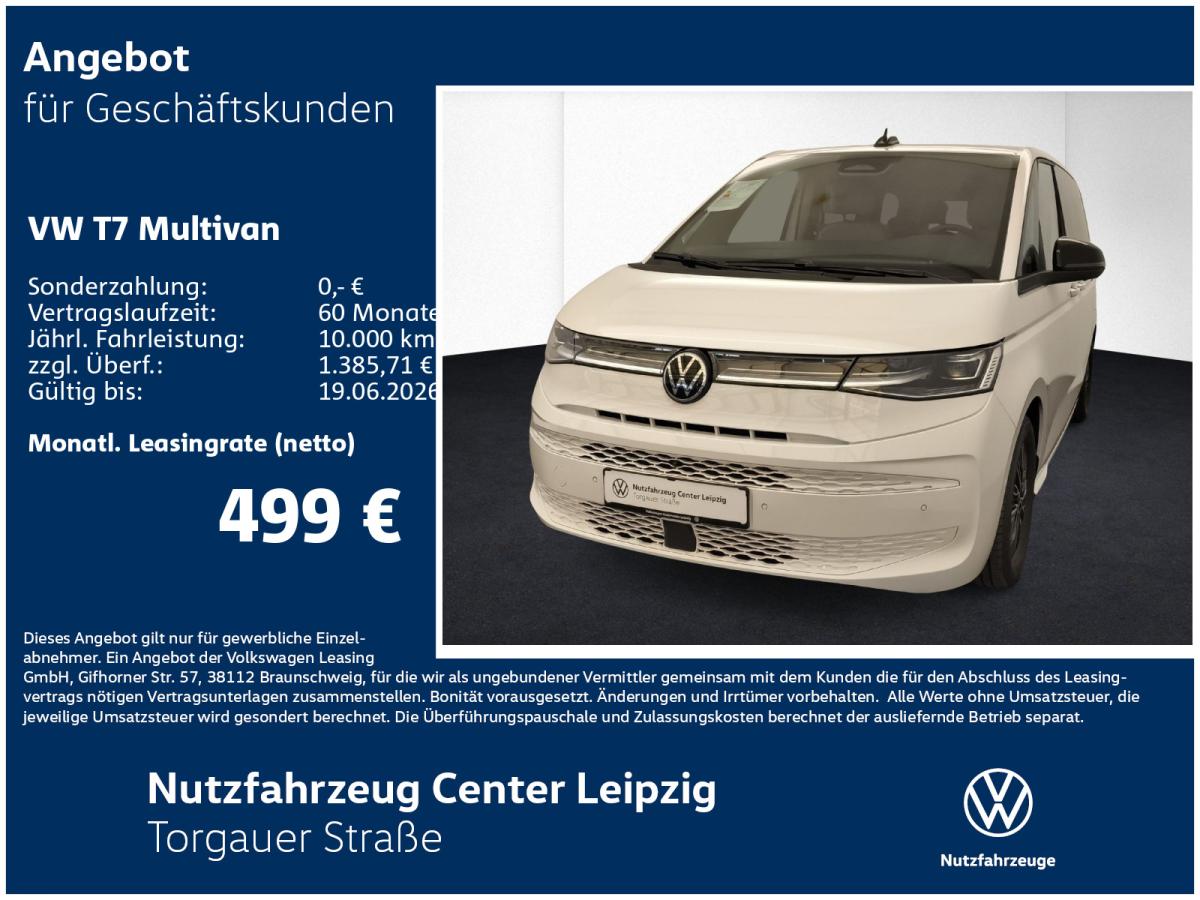 Volkswagen Multivan ENERGY TDI Preisvorteil 7690 € bild 1