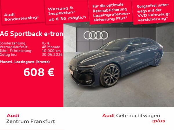 Audi A6 e-tron A6 Sportback e-tron S line PANO AHK HuD B&O LED bild 2