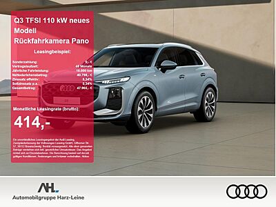 Audi Q3 TFSI neues Modell Rückfahrkamera Pano