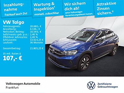 Volkswagen Taigo 1.0 TSI Goal DAB+ Navi LightAssist FrontAssist TravelAssist