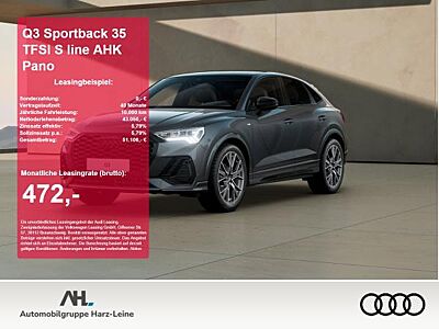 Audi Q3 Sportback 35 TFSI S line AHK Pano 2xKlima ACC