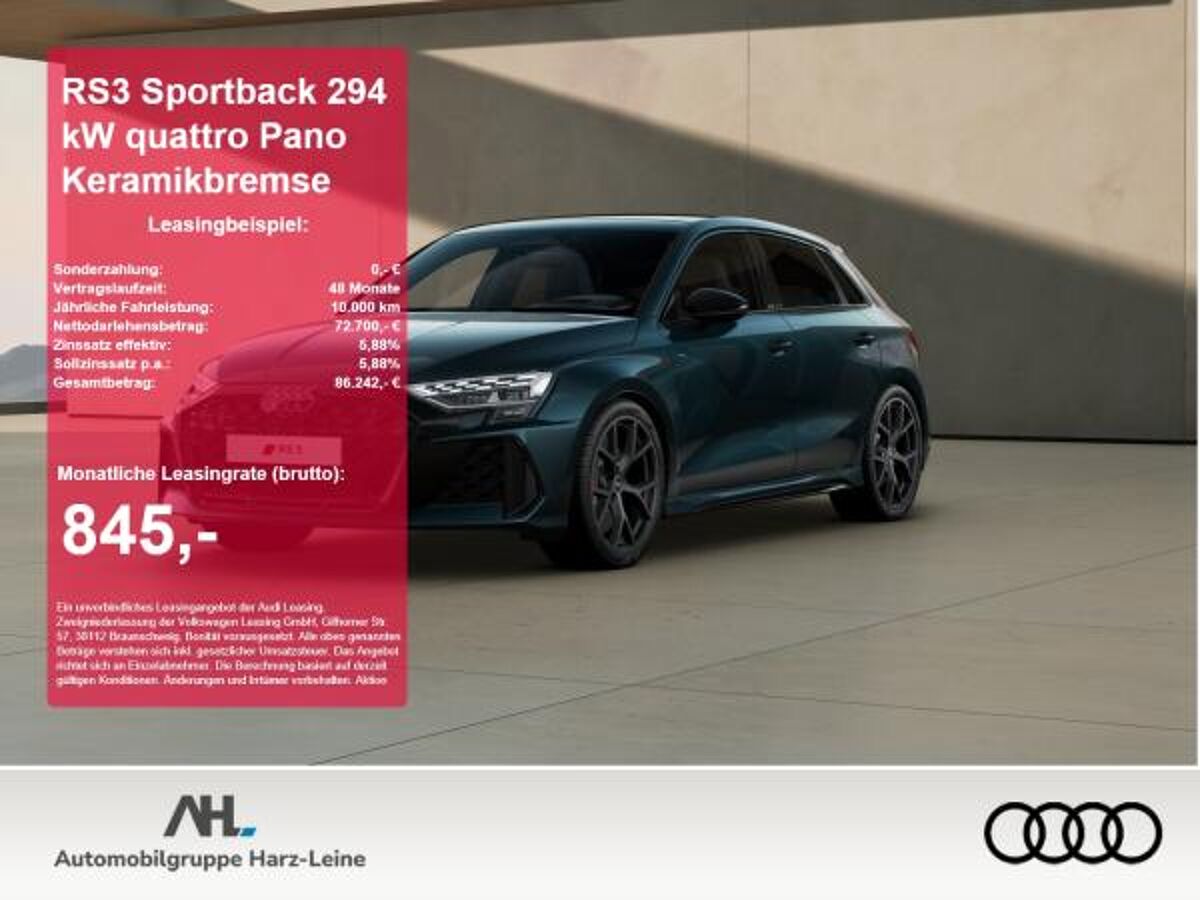 Audi RS3 Sportback quattro Pano Keramikbremse bild