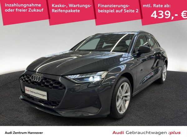 Audi A3 Sportback 35 TDI Standh Kamera Navi virtual bild