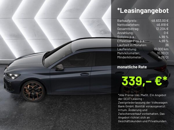 Cupra Leon Sportstourer 2.0 TSI 4Drive VZ MATRIX NAVI AHK ACC *226* bild 3