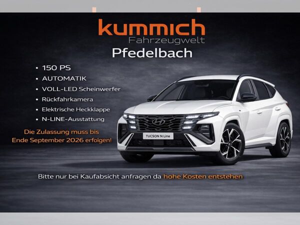 Hyundai TUCSON N-LINE 150PS AUTOMATIK*LED*NAVI*CARPLAY WIRELESS*RÜCKFAHRKAMERA bild 1