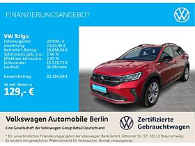 Volkswagen Taigo 1.0 TSI DSG Goal Navi LED SHZ ACC PDC