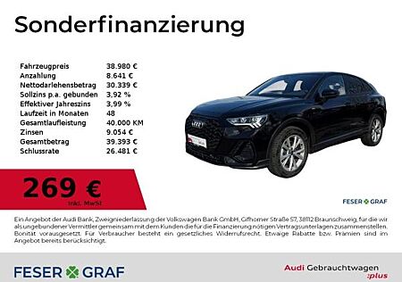 Audi Q3 Sportback S line 35TFSI SHZ/Kamera/CarPlay/Me