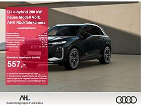 Audi Q3 e-hybrid neues Modell Vorb. AHK Rückfahrkamera Audi Q3 e-hybrid neues Modell Vorb. AHK Rückfahrkamera