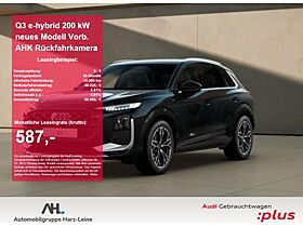 Audi Q3 e-hybrid neues Modell Vorb. AHK Rückfahrkamera Audi Q3 e-hybrid neues Modell Vorb. AHK Rückfahrkamera