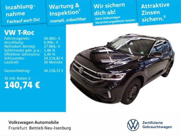 Volkswagen T-Roc 2.0 TSI R-Line 4Motion Navi IQ.LIGHT - LED-Matrix-Scheinwerfer Rückfahrkamera bild