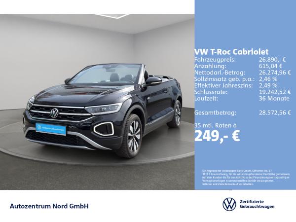 Volkswagen T-Roc Cabriolet 1.0 TSI Goal NAVI+LED+ACC+KAMERA bild