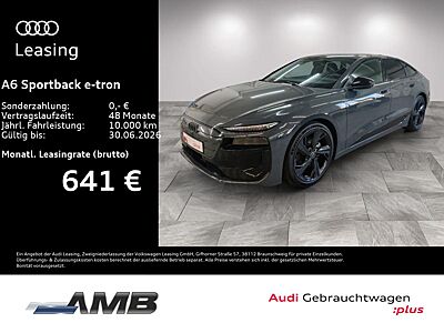 Audi A6 e-tron A6 Sportback e-tron S line AHK/Luft/04.30Garantie