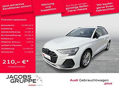 Audi A3 Sportback 40TFSIe 2xS line/Black+/Matrix/HuD/SONOS/AHK/ACC/Kam