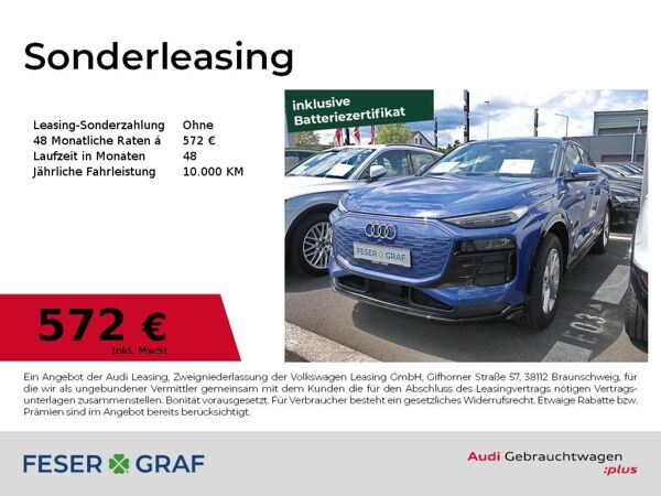 Audi Q6 e-tron Sportback AHK Alu 19 LED+ Wärmep 360° bild