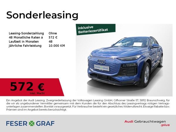 Audi Q6 e-tron Sportback AHK Alu 19 LED+ Wärmep 360° bild 2