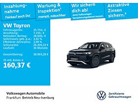 Volkswagen Tayron 1.5 eTSI DSG Life 7Sitze Navi IQ.Light ACC DAB+ FrontAssist Volkswagen Tayron 1.5 eTSI DSG Life 7Sitze Navi IQ.Light ACC DAB+ FrontAssist