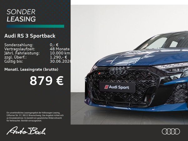 Audi RS3 RS 3 Sportback KERAMIK RS-Schalensitze 280km/H Carbon bild 2