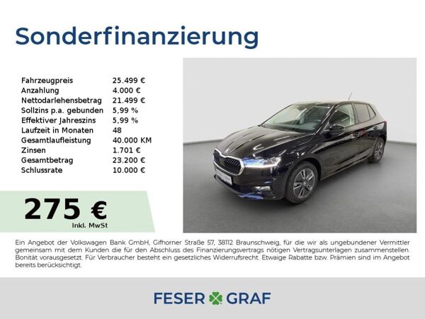 Skoda Fabia Selection 1,0l TSI DSG *RFK SHZ LED NAVI* bild