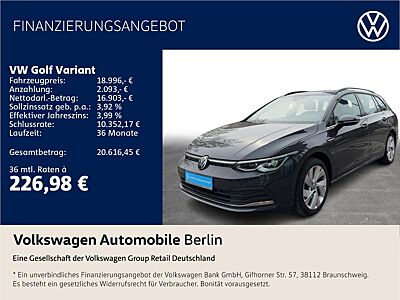 Volkswagen Golf Variant VIII 2.0 TDI DSG Style Navi LED SHZ