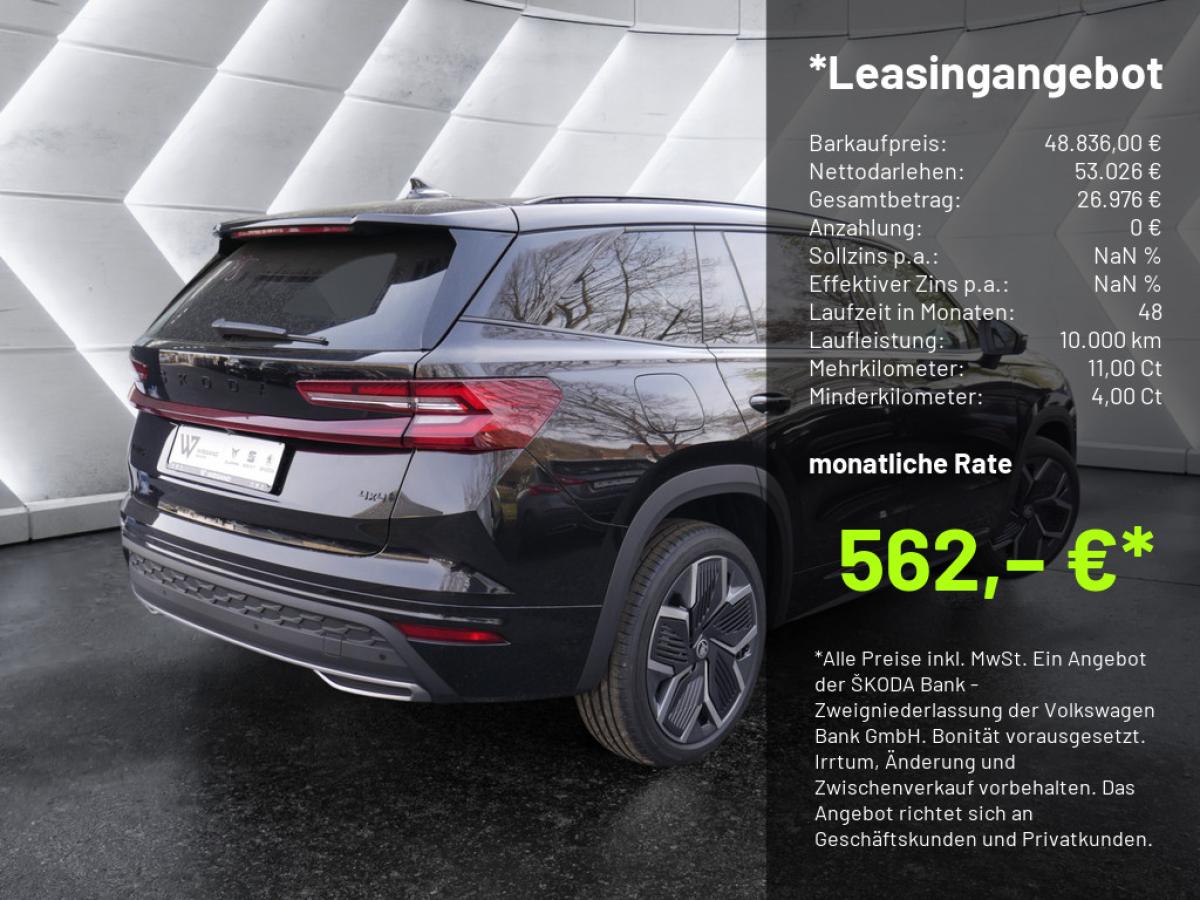 Skoda Kodiaq 2.0 TDI DSG Sportline 4x4 AHK 7-Sitzer LED *898* bild 3