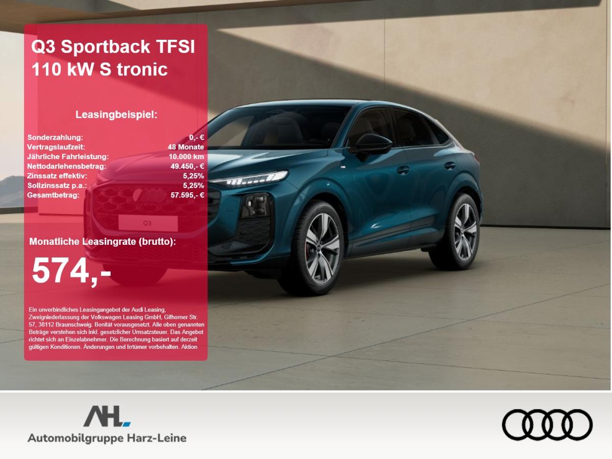 Audi Q3 Sportback TFSI S tronic KOMM AAXC05 LM bild