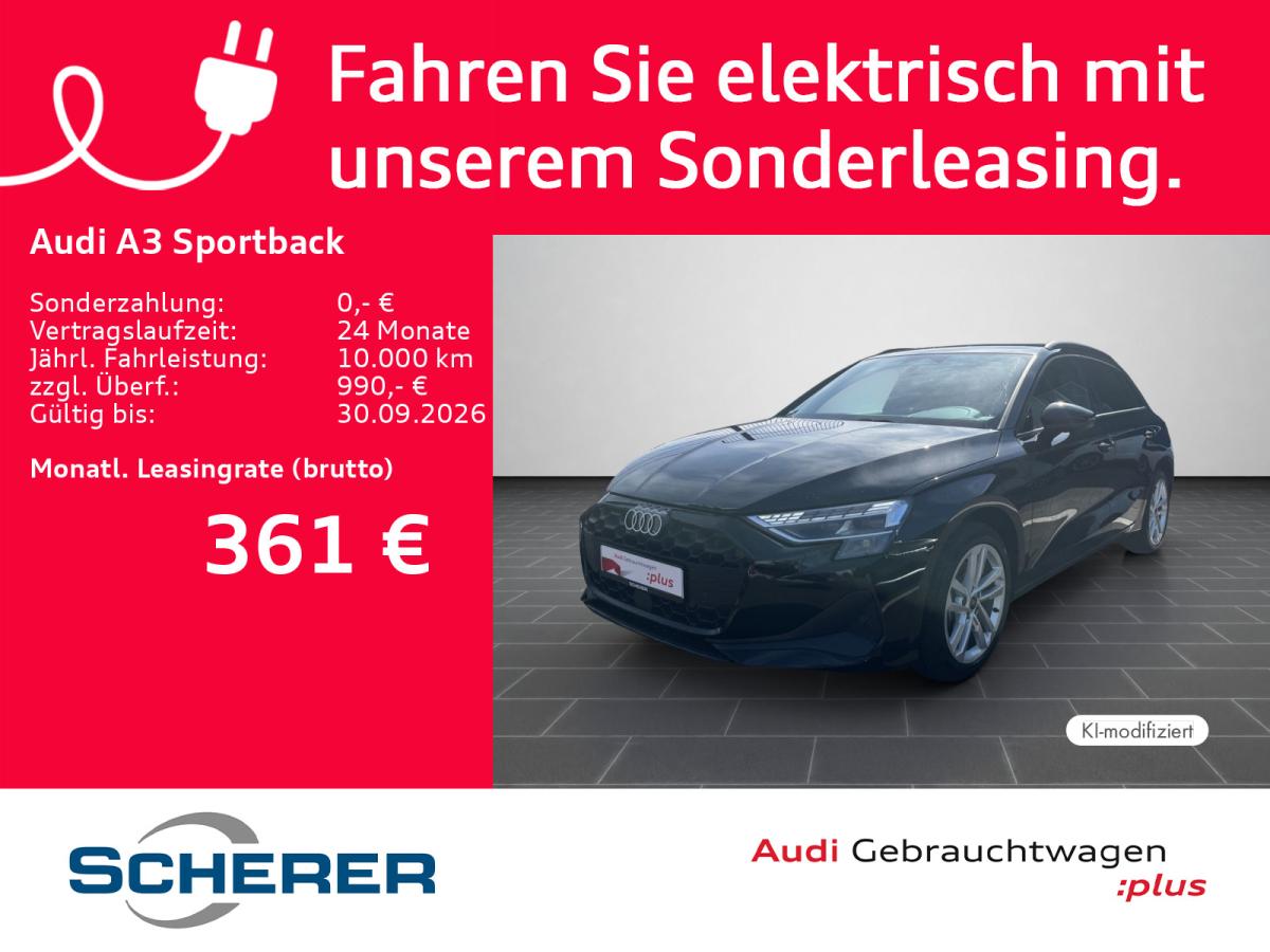 Audi A3 Sportback 40 TFSI e S tronic SOH:100% CARPLAY RFK SPORTSITZ bild