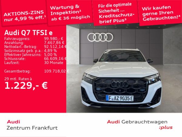 Audi Q7 TFSI e S line quattro tiptronic B&O PANO HuD bild 2
