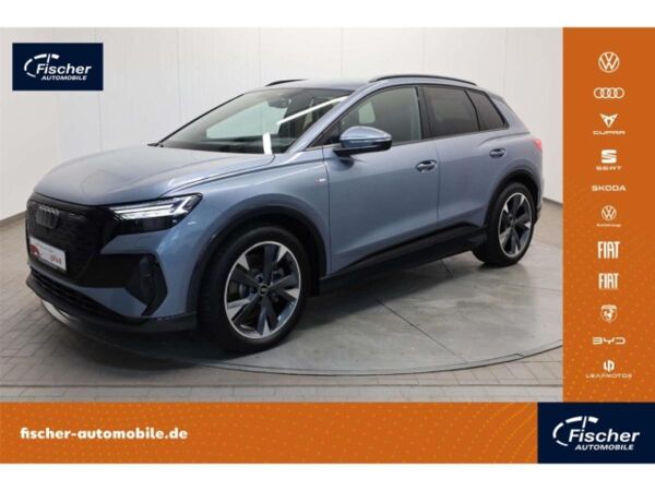 Audi Q4 e-tron e-tron S line AHK/LED/RFK/WÄRMEPUMPE/NAV/SH bild