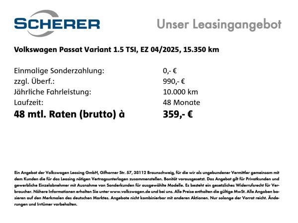 Volkswagen Passat 1.5 TSI/eHybrid *Business* 🚨Bitte Beschreibung lesen🚨 bild 2