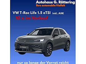 Volkswagen T-Roc Life 1.5 TSI DSG *10 x im Vorlauf*AHK*Ganzjahresreifen Volkswagen T-Roc Life 1.5 TSI DSG *10 x im Vorlauf*AHK*Ganzjahresreifen