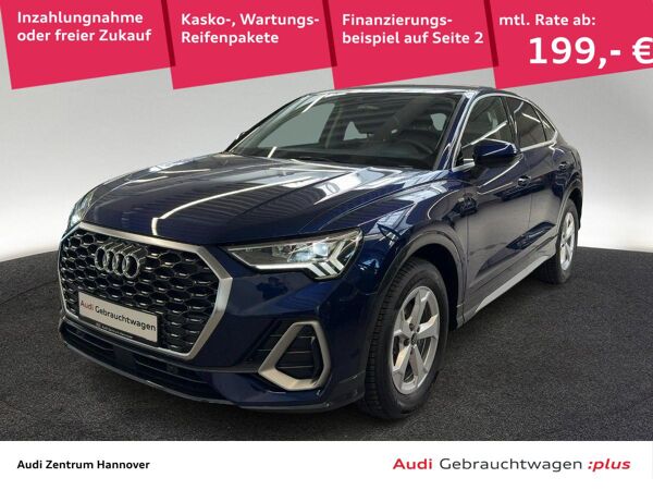 Audi Q3 Sportback S line 35 TFSI AHK Kamera LED virtual bild