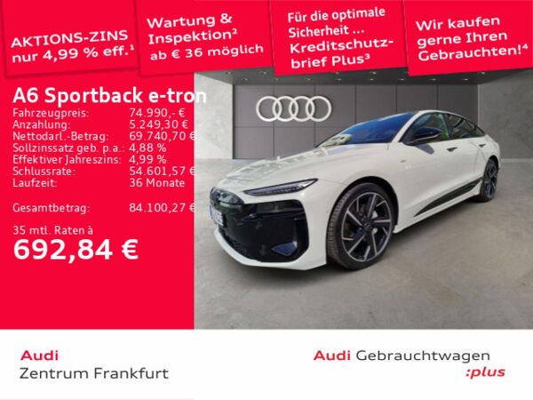 Audi A6 e-tron A6 Sportback e-tron performance S line AHK B&O bild