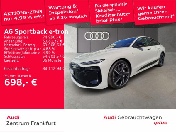 Audi A6 e-tron A6 Sportback e-tron performance S line AHK B&O bild