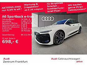 Audi A6 e-tron A6 Sportback e-tron performance S line AHK B&O Audi A6 e-tron A6 Sportback e-tron performance S line AHK B&O
