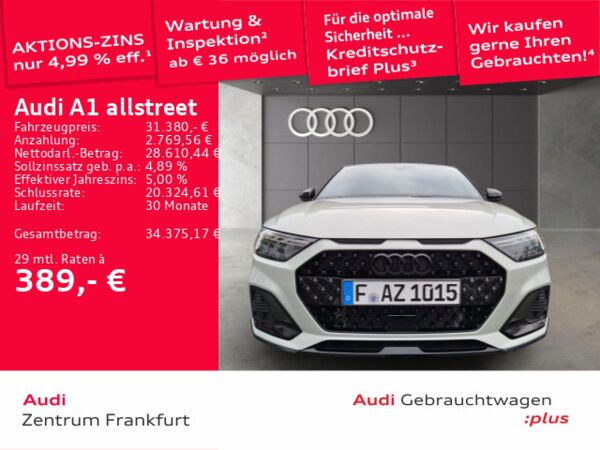 Audi A1 allstreet 30 TFSI S tronic LED Tempomat bild 2