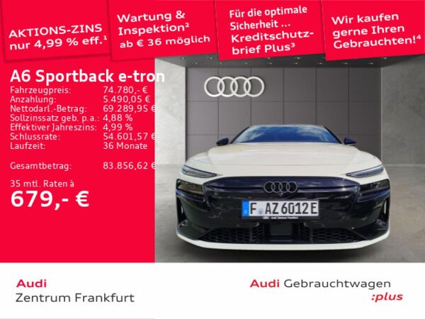 Audi A6 e-tron A6 Sportback e-tron performance S line AHK B&O bild 2