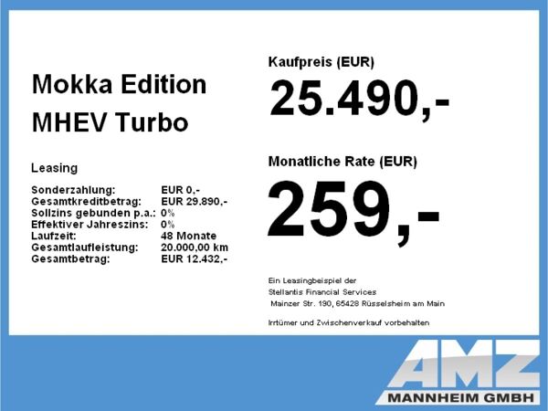 Opel Mokka Edition MHEV bild 4