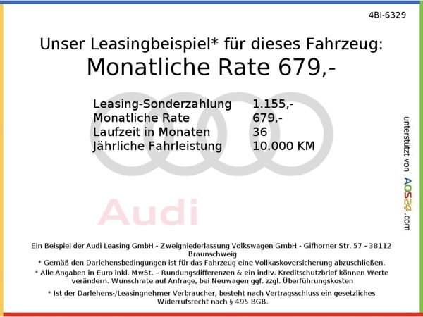 Audi Q6 e-tron performance Panorama B&O ACC AHK Navi bild 5