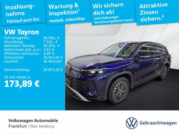 Volkswagen Tayron 1.5 eTSI DSG Life 7 Sitze Navi IQ.Light ACC DAB+ FrontAssist bild