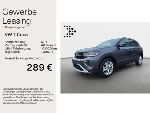 Volkswagen T-Cross Life 1.0 l TSI OPF ) 7-Gang-Doppelkupplungsgetriebe DSG bild 1