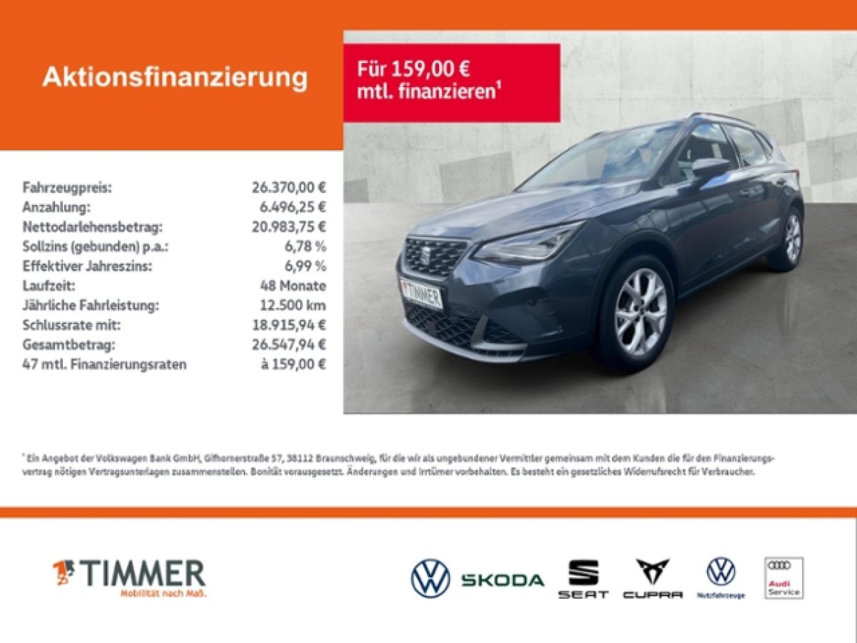Seat Arona FR 1.0TSI 85kW (116 PS) *DSG*SHZ*RFK*NAVI*Travel-Ass.* bild 2