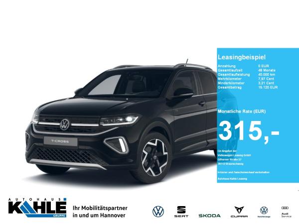 Volkswagen T-Cross R-Line 1.5 l TSI CarPlay Black Matrix bild