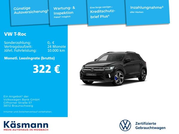 Volkswagen T-Roc R 4Motion R-PERFORMANCE BLACKSTYLE INKL. GARANTIE + WINTERRÄDER bild 2